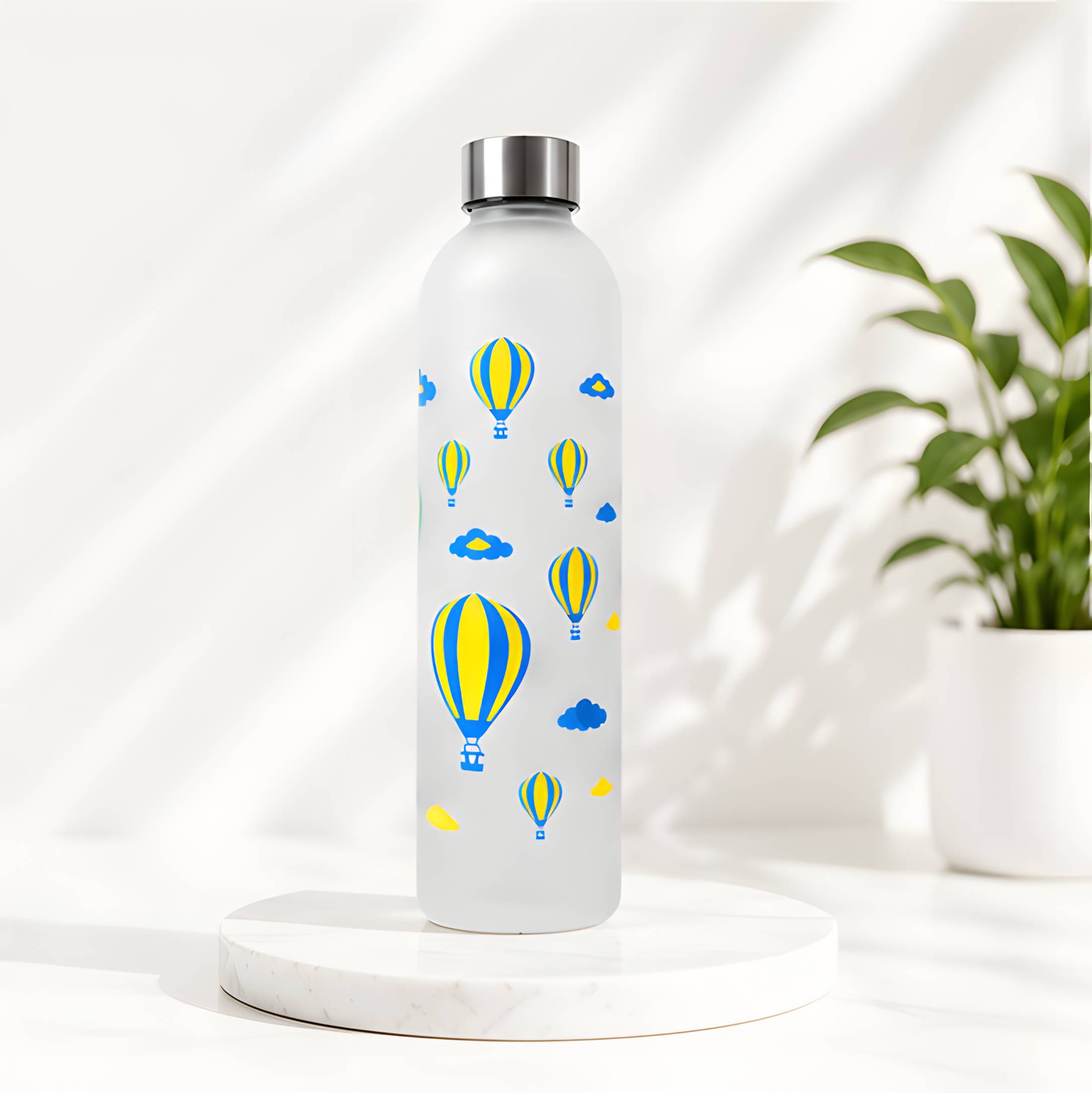 Neuversal Borosilicate Glass Water Bottle 500 ml