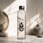 Neuversal Lord Shiva Glass Water Bottle 500 ml
